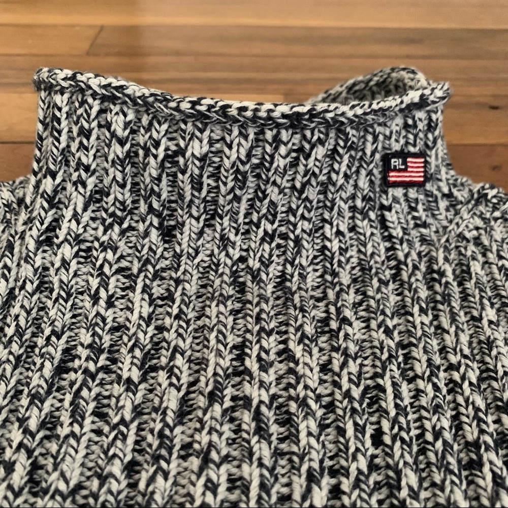 Vintage Ralph Lauren Turtleneck Ski Polo Sweater - Picture 4 of 11
